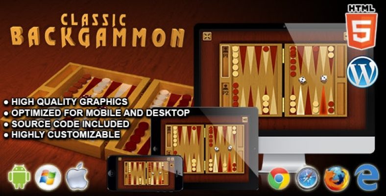 Classic Backgammon - HTML5 Board Game - Nulled