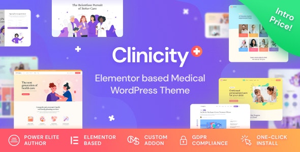 Clinicity - Health Medical Elementor Theme