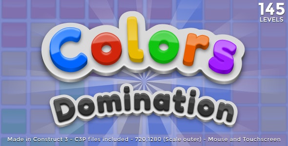 Colors domination - HTML5 Relaxing game