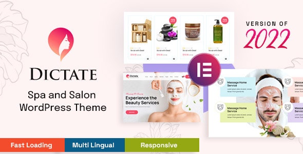 Get Appointments with Dictate - Responsive Spa and Salon Theme 5.3