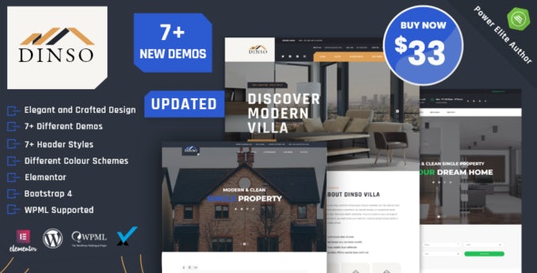 Dinso - Single Property Apartment WordPress Theme