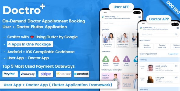 Doctor Appointment Booking Medicine Ordering Flutter App