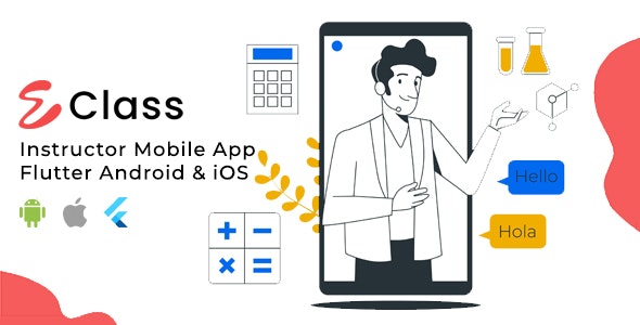 Instructor Section Ios eClass LMS Instructor Mobile App - Flutter Android & iOS - Nulled