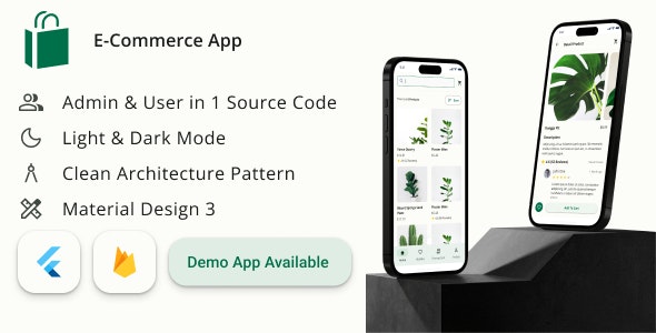 E-Commerce App - Flutter with Firebase - Nulled