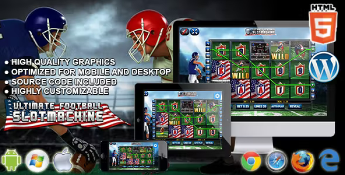 Ultimate Football Slot Machine – HTML5 Premium Casino Game