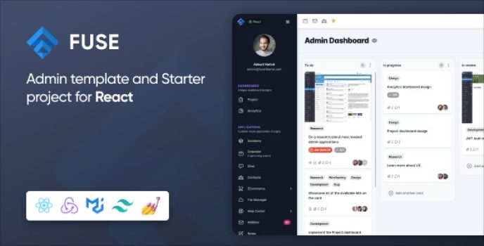 Fuse React - NextJS Vite Admin Dashboard Template - Nulled