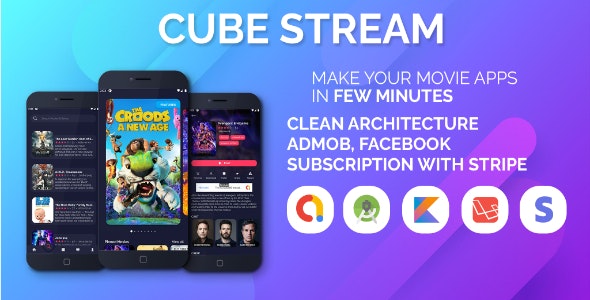 CubeStream - TMDB Movies, TV Series and Livestream Platform