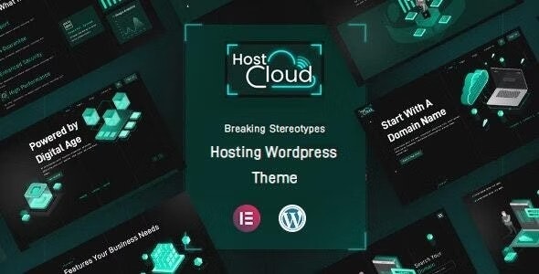 HostCloud | WHMCS Hosting Cloud Tech WordPress theme.