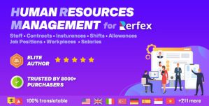Human Resources Management (HRM)  Workforce Automation module for Perfex CRM