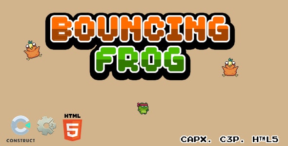 Bouncing Frog - CAPX I C3P I HTML5 Game