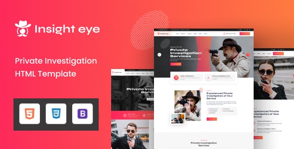 insighteye - Private Investigator HTML Template