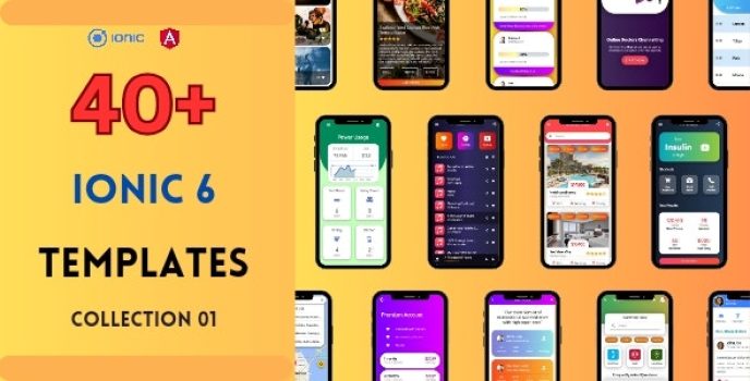 Ionic multipurpose template collection | 40+ App screens - Nulled