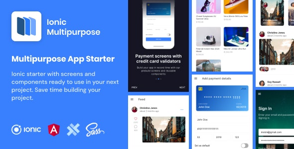 Ionic Multipurpose | Ionic 6 | Angular | UI Theme | Template App ...