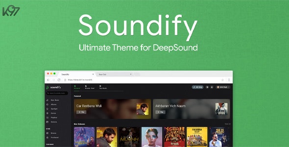 Soundify - The Ultimate DeepSound Theme 1.5