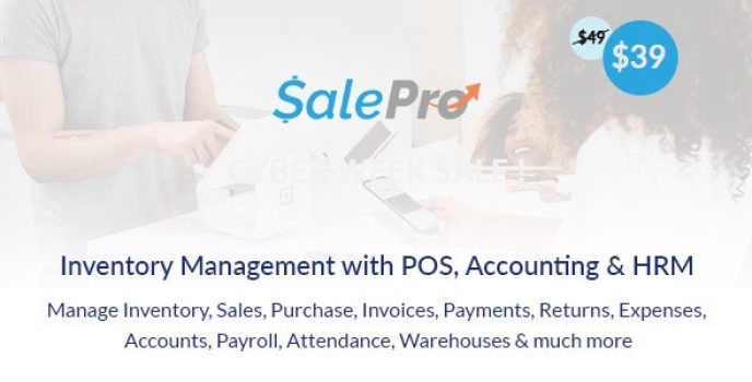 SalePro POS, Inventory Management System, HRM  Accounting