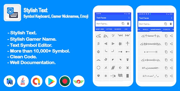 Stylish Text - Symbol Keyboard, Gamer Nicknames, Emoji
