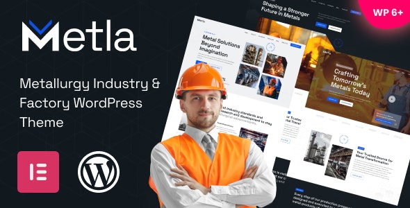 Metla - Metallurgy Industry Factory WordPress Theme