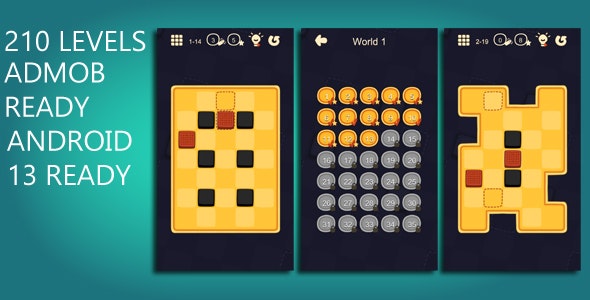 Move The Block Deluxe Unity Complete Project(210 Levels)) - Nulled