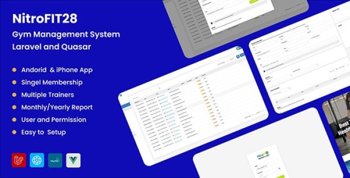 NitroFIT28 | Gym  Fitness Management System with Membership, Billing  Access Control