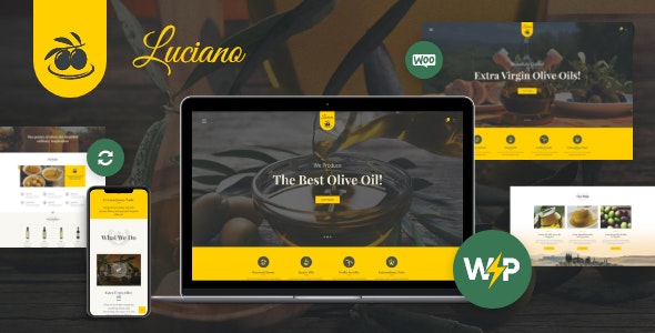 OliveOil - Oil Farm  Vinegars Theme