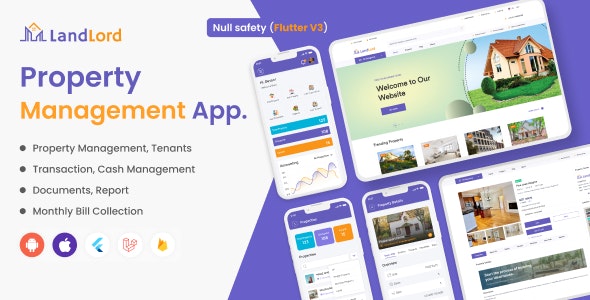 Landlord- Property  Tenant Management System (Web + Mobile)