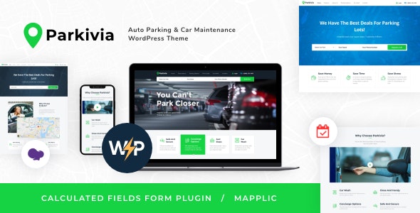 Parkivia | Auto Parking Car Maintenance WordPress Theme