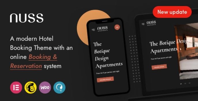 Nuss – Hotel Booking WordPress