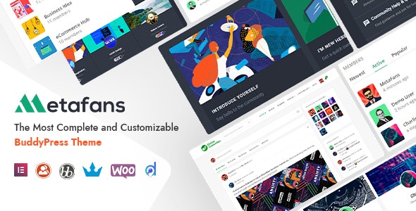 MetaFans - Community Social Network BuddyPress Theme 3.4