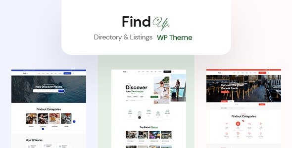 Findup - Directory & Listing WordPress Theme 1.0.5