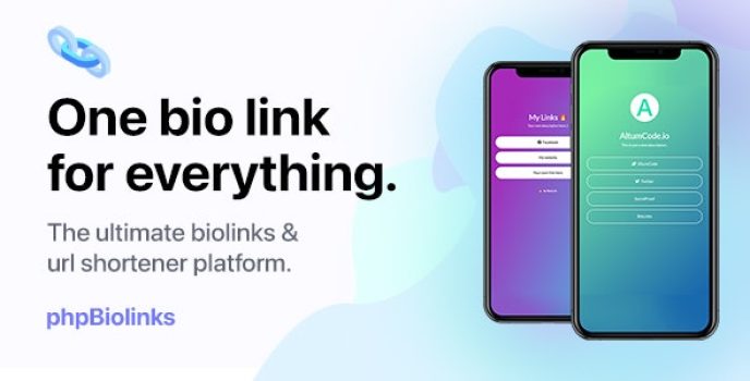 66biolinks – Bio Links, URL Shortener  QR Codes Generator (SAAS) [Extended License]