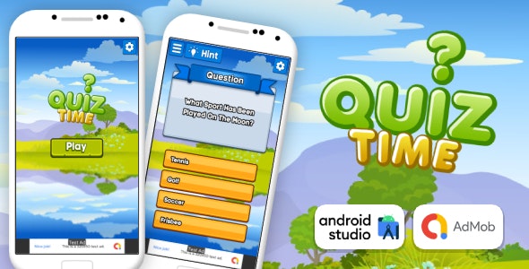Quiz Time - Quiz Game Android Studio Project with AdMob Ads + Ready to ...