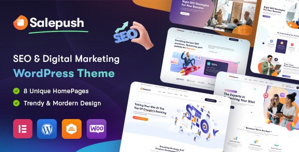 Salepush - SEO Digital Marketing WordPress Theme