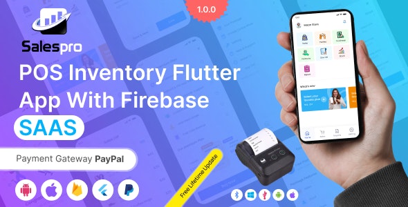 SalesPro Saas - Flutter POS Inventory Full App+Admin panel With Firebase 5.0