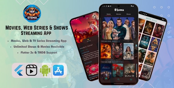 Stema v1.0 - Your Ultimate Destination for Movies, Series, and TV Shows | Android  iOS