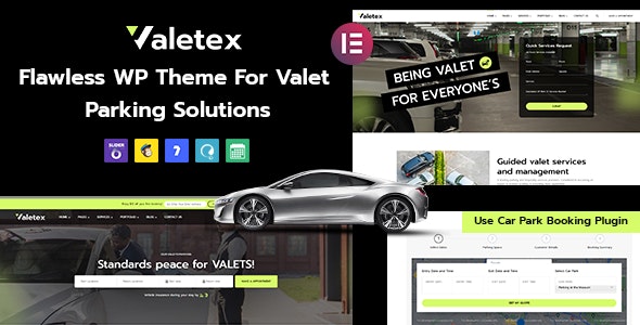 Valetex - Valet Parking Services WordPress Theme