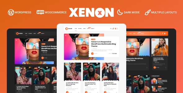 Xenon - Audio / Video Podcast Blog WordPress Theme