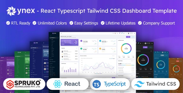 Ynex - React TypeScript Admin Dashboard Tailwind Template - Nulled