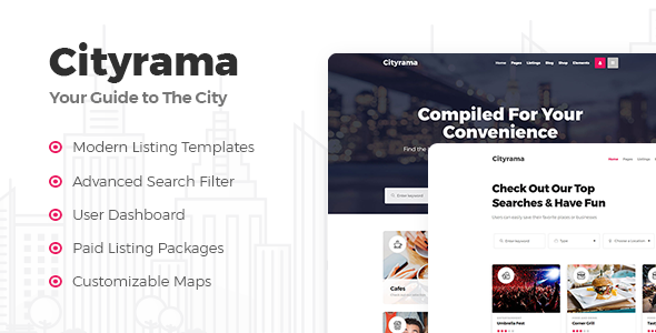 Cityrama - Listing City Guide Theme
