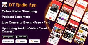 DTRadio – Spotify Clone Flutter App for Music, Radio, Podcasts  Live Events (iOS  Android)