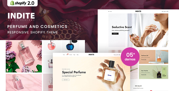 Indite - Perfume Cosmetics Shopify 2.0 Theme