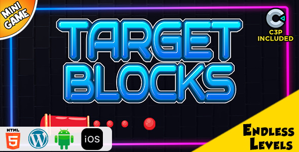 Target Blocks HTML5 Construct 3 Game - Nulled