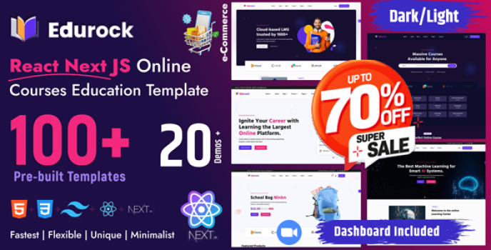 Edurock - React Next JS Education React Template. - Nulled