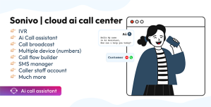 Sonivo – AI Call Center SaaS | AI Voice Agents, CRM, SIP Trunk  Bulk Calling (Nodejs Script)