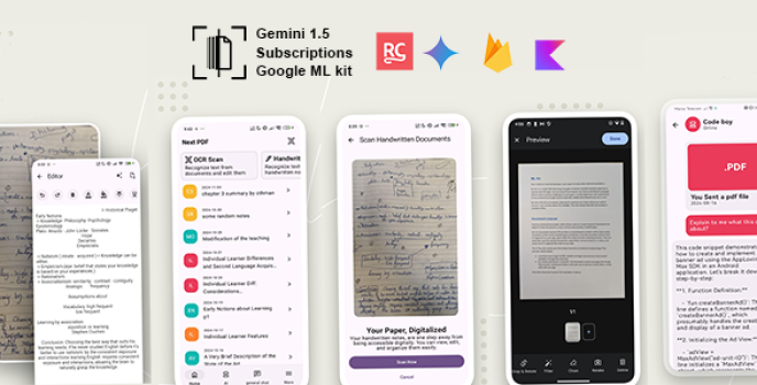 Handwritten Notes/Documents OCR Scanner PDF Creator/Editor - Nulled