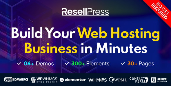 ResellPress – Web Hosting WHMCS WordPress Theme for Resellers