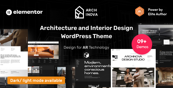 Archinova - Architecture Interior Design WordPress Theme