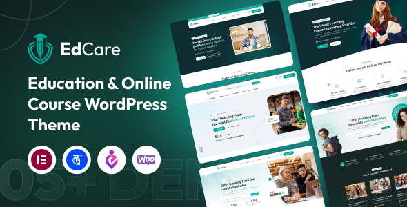 EdCare - Education Online Course WordPress Theme - Nulled