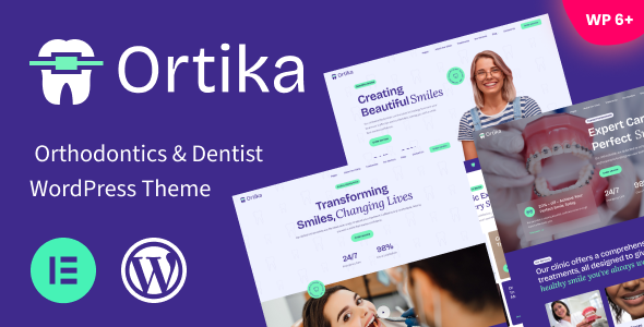 Ortika - Dentist Orthodontics WordPress Theme