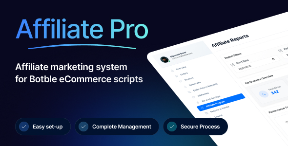 Affiliate Pro - Complete Affiliate Marketing System for Botble eCommerce
