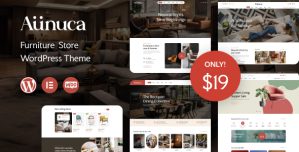 Aunuca – Furniture Store WordPress Theme
